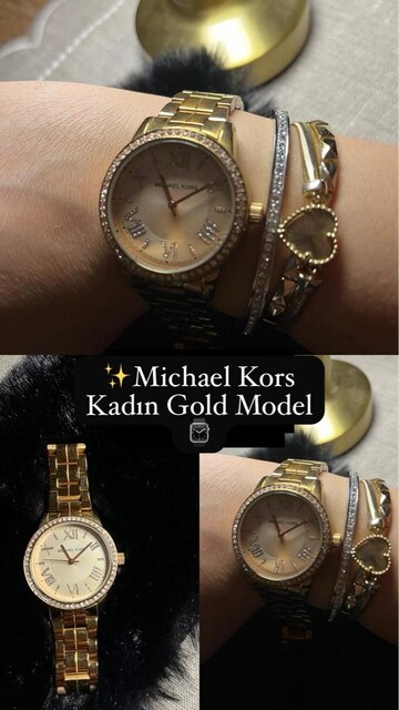 michael Kors kadın gold