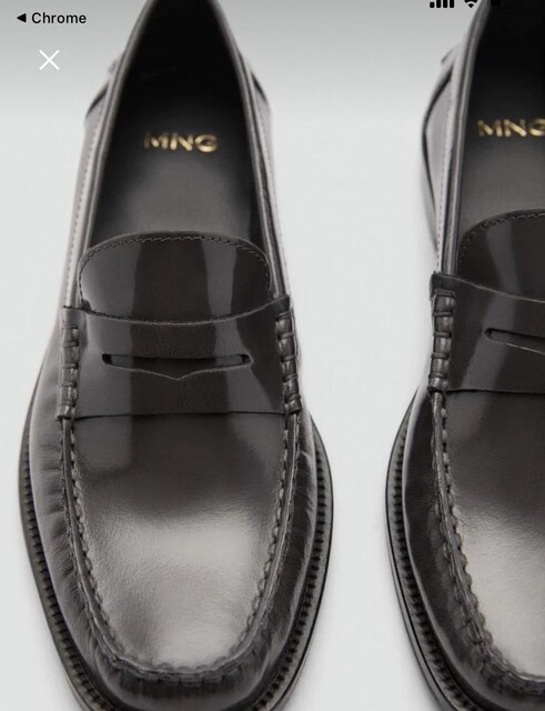 Mango Loafer Ayakkabı Sıfır Siyah