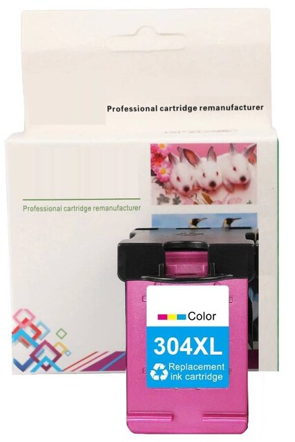 HP 304XL-N9K07AE (2620/2622/2630/2632/2633/2634) Muadil Renkli Kartuşu