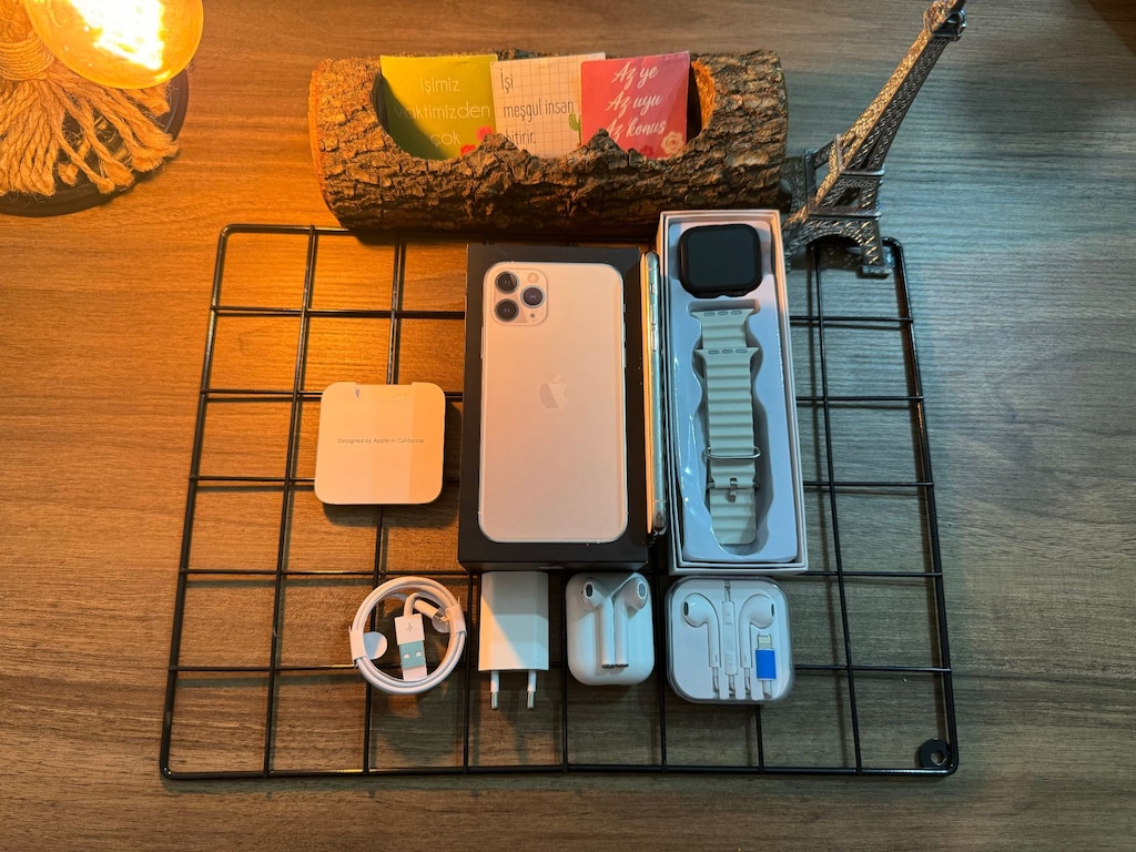 FULL AKSESUARLI 256 GB İPHONE 11 PRO WHİTE - 8