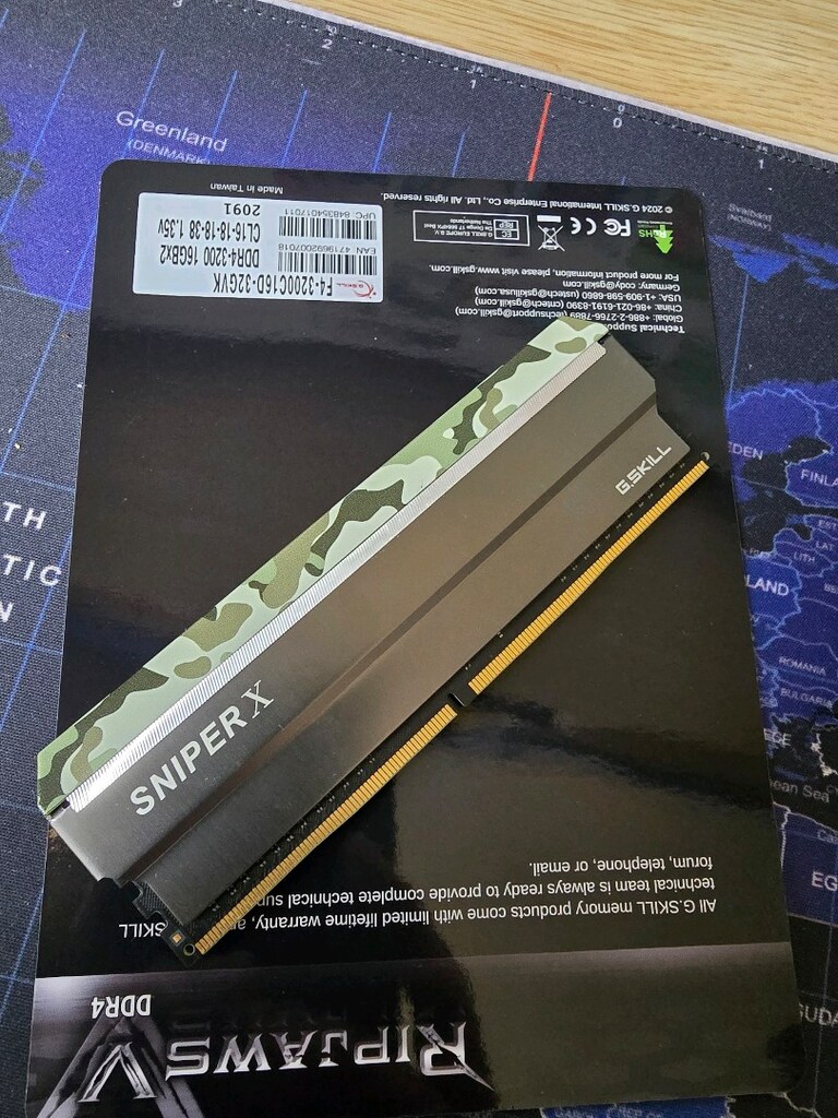 RAM 8 GB DDR4 (G.SKILL SNIPER X) - 3