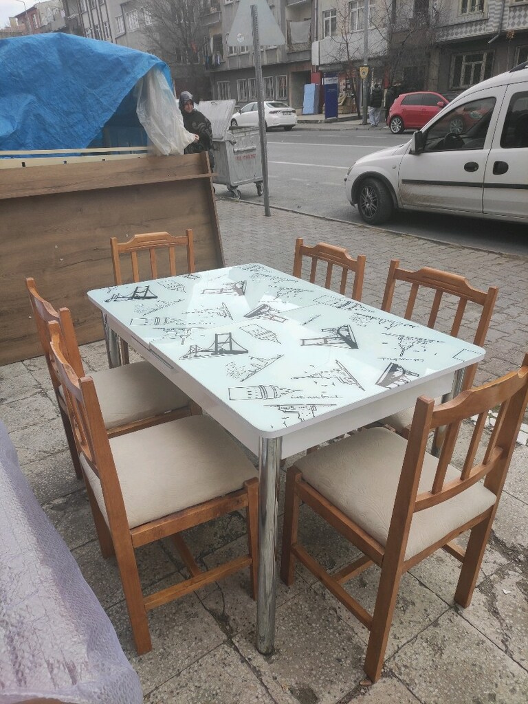 6 AD AHŞAP SANDALYE - 3
