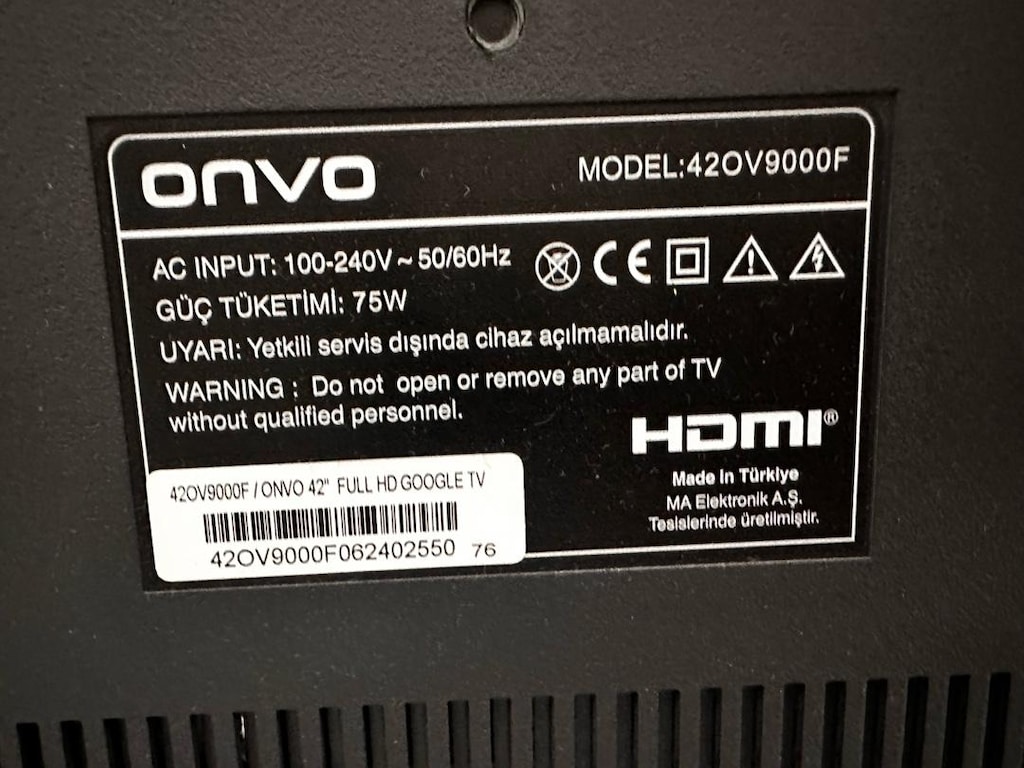 Onvo 42’ FULL HD Google TV - 4