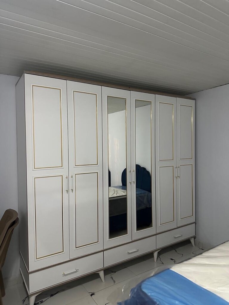 ultra lüks 6 kapaklı dolap sıfır ürün adrese teslim kapıda ödeme - 5