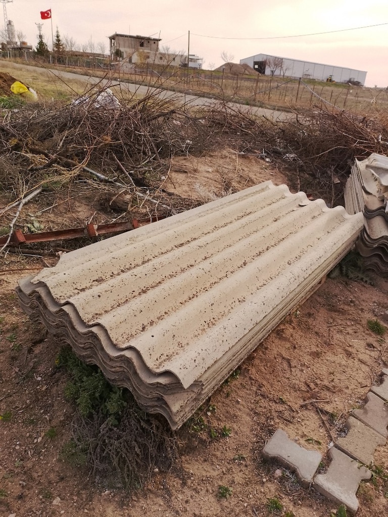 Çıkma Sağlam Çatı Kapama Atermit Levhalar - 3