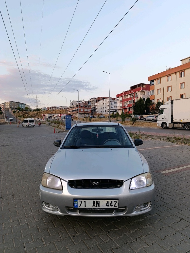 MASRAFSIZ 2001 ACCENT 1.5 GL | MOTOR YENİ | ŞASE-PODYE ORJİNAL | - 2