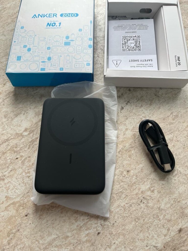 Anker Zolo Powerbank (10.000 mAh 30w Manyetik) - Siyah - 5