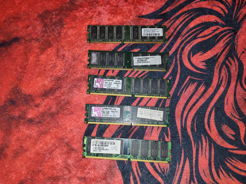 DDR RAM 1GB 512MB KARIŞIK - 6