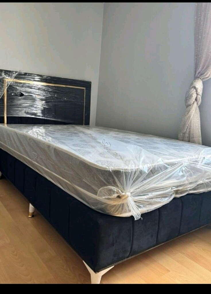 Tek kişilik baza başlık yatak - 3