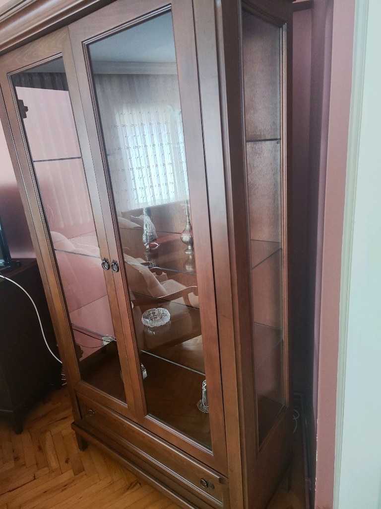 Ahşap Salon Vitrin - 2