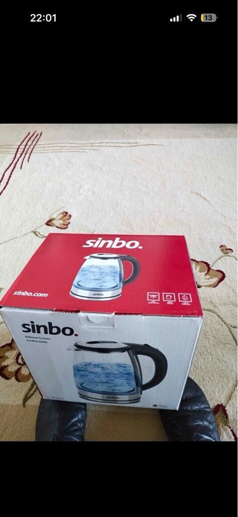 Sinbo 2000 W Cam Kettle 2 Yıl Garantili 1.8 Lt Su Isıtıcı 360 Derece - 5