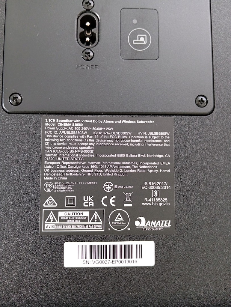 JBL SB 580 saundbar - 8