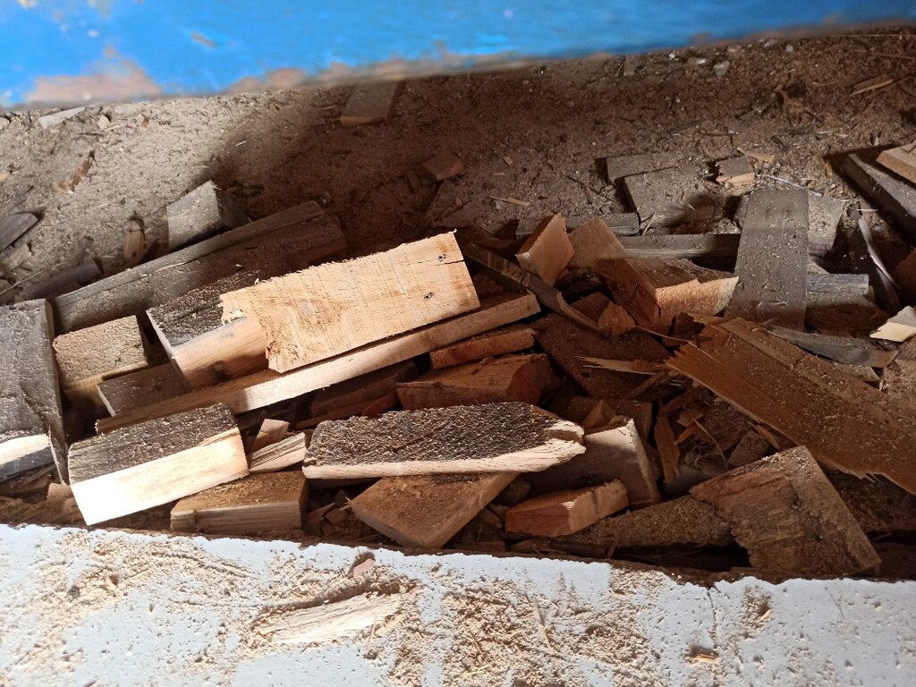odun ve palet kırıntısı kışlık yakmalık 1 ton - 7