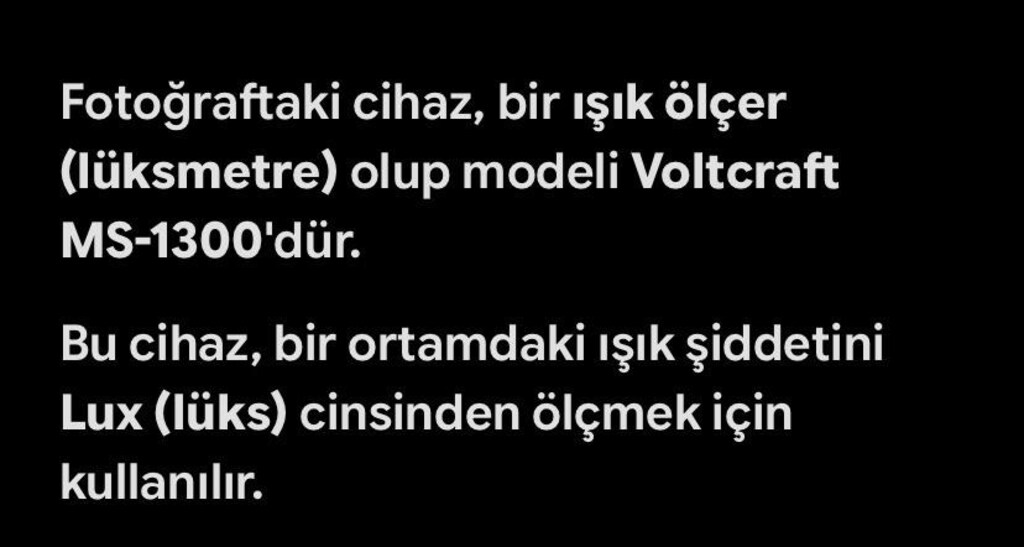 VOLTCRAFT MS1300. ışık ölçer - 3