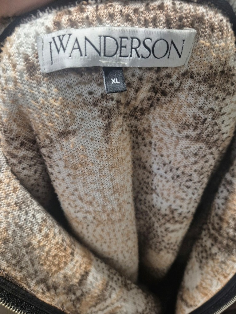 JW Anderson Grafik Baskılı Polar Ceket | Orijinal / Lüks Sokak Modası - 2