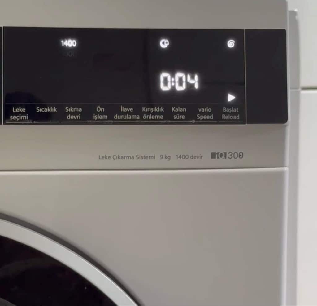 SIEMENS iQ300 9KG ÇAMAŞIR MAKİNESİ | 1400 DEVİR | LEKE ÇIKARMA SİSTEMİ - 6