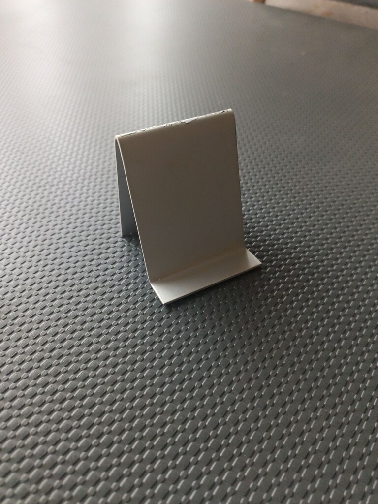 Alüninyum altlık boş mini stand - 2