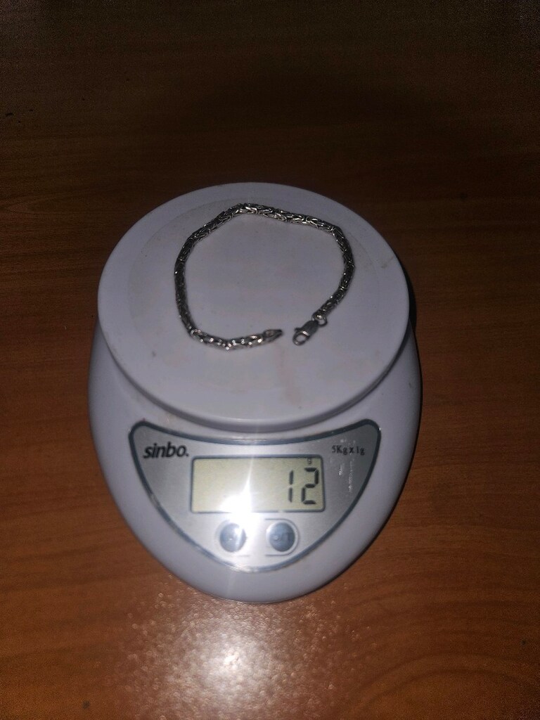 925 ayar 12 gram gümüş bileklik - 4