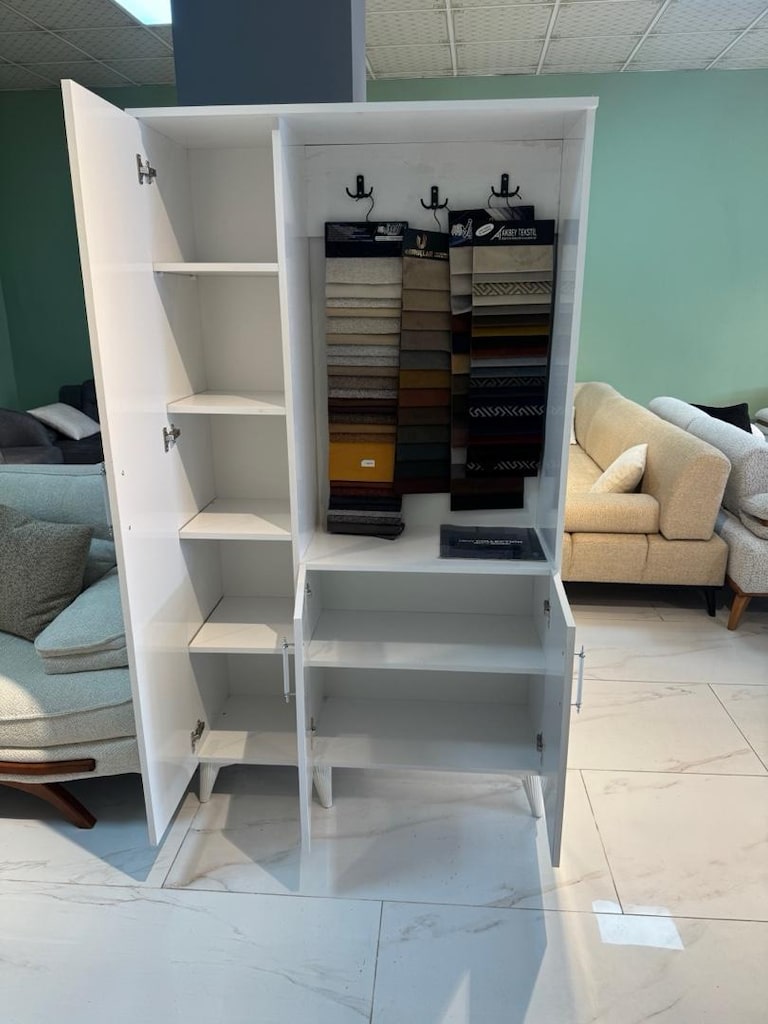 açık vestiyer renk ve model var eve teslim abi kardeş mobilya - 2