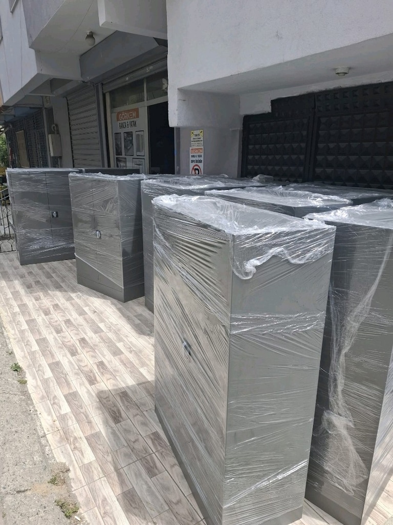 ANTRASİT RENK 130 CM DOSYA KLASÖR DOLABİ ÜCRETSİZ TESLİMAT - 5
