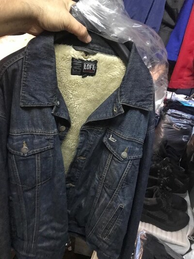 loft marka peluş tüylü 2xl xxl beden kot denim jean mont