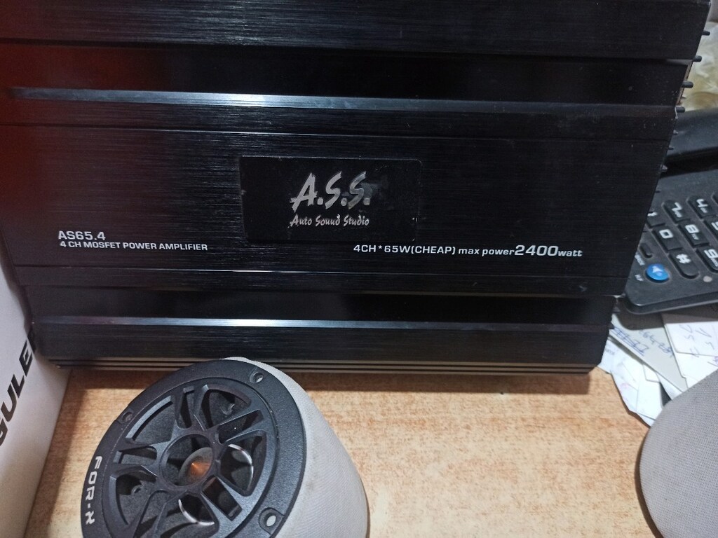 sıfır ayarında 4KANAL oto anfi 16cm mobas midrençler forx dome tiveter - 8