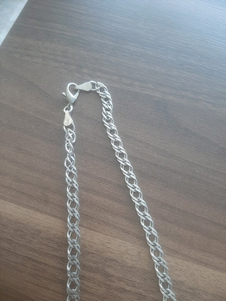 erkek gümüş kolye
