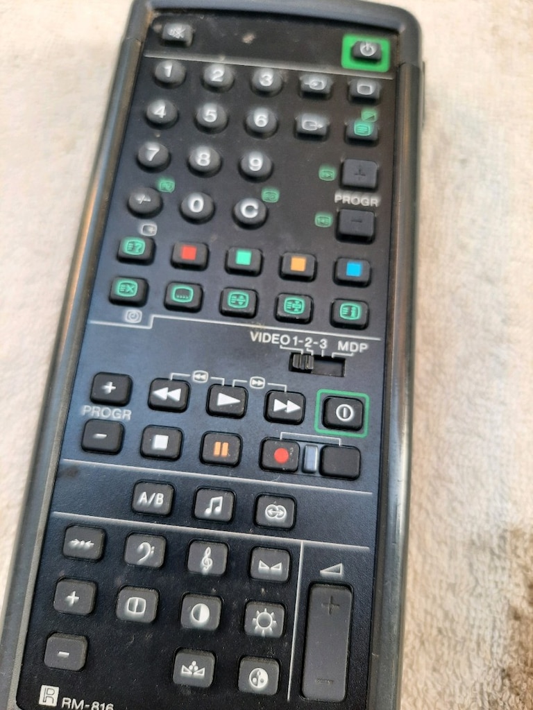 SONY RM-816 VİDEO,TELEVİZYON VE LASER DİSC KUMANDASI - 3