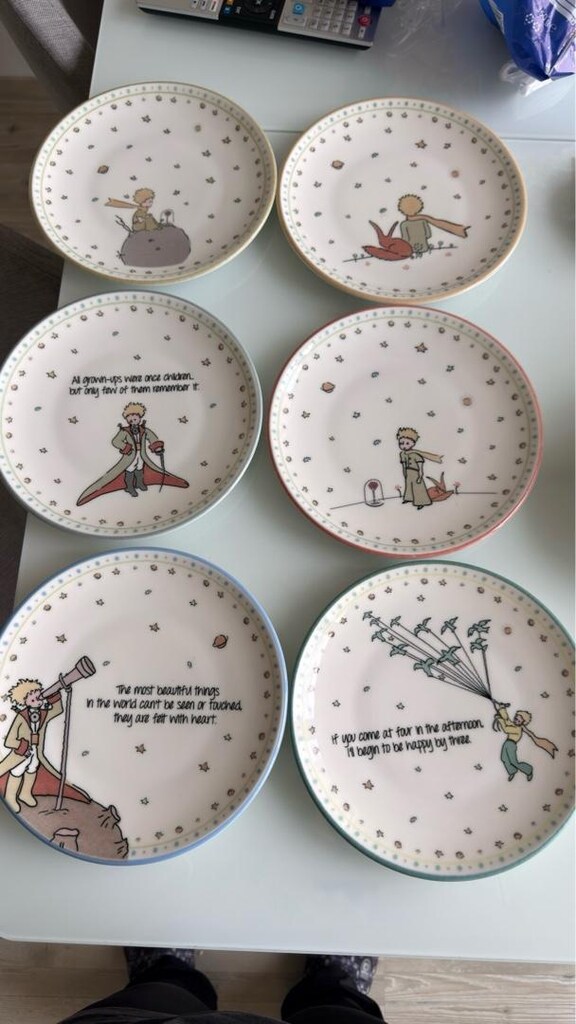 Küçük Prens Pasta Tabağı Set - 6