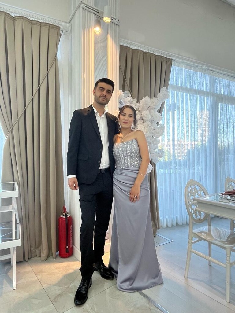 Pullu taşlı abiye - 3