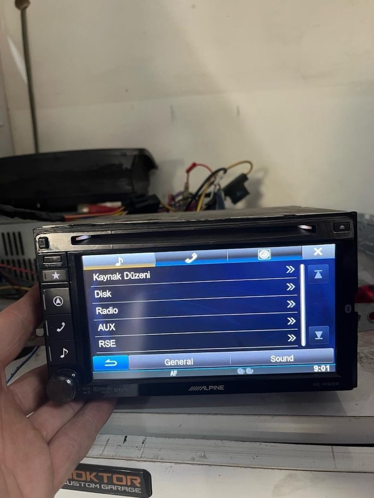 ALPİNE INE-W920r 3 amfi çıkışlı bluetoothlu hatasız cihazz acil satılk - 4