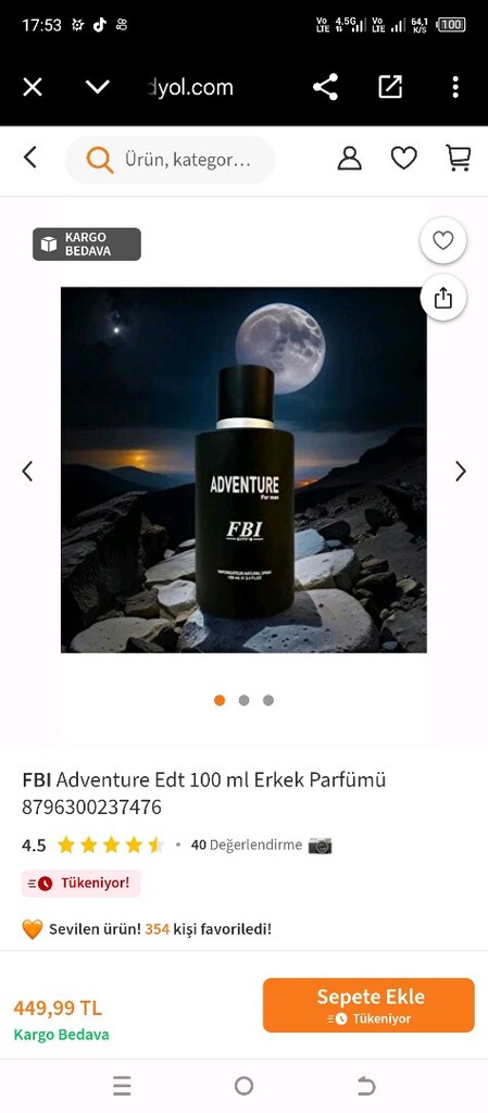 ADVENTURE. FBI. Erkek parfümü - 2