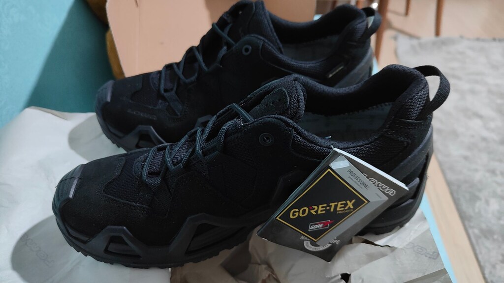 Lowa zephyr mk2 Gore-tex Lo Sıfır Kutusunda Siyah, kısa bot, Orijinal - 6