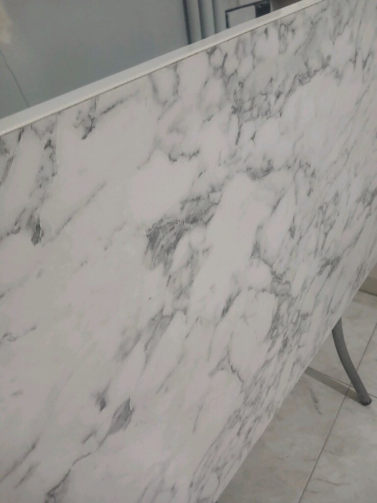 Mermer desenli katlanılır masa - 5