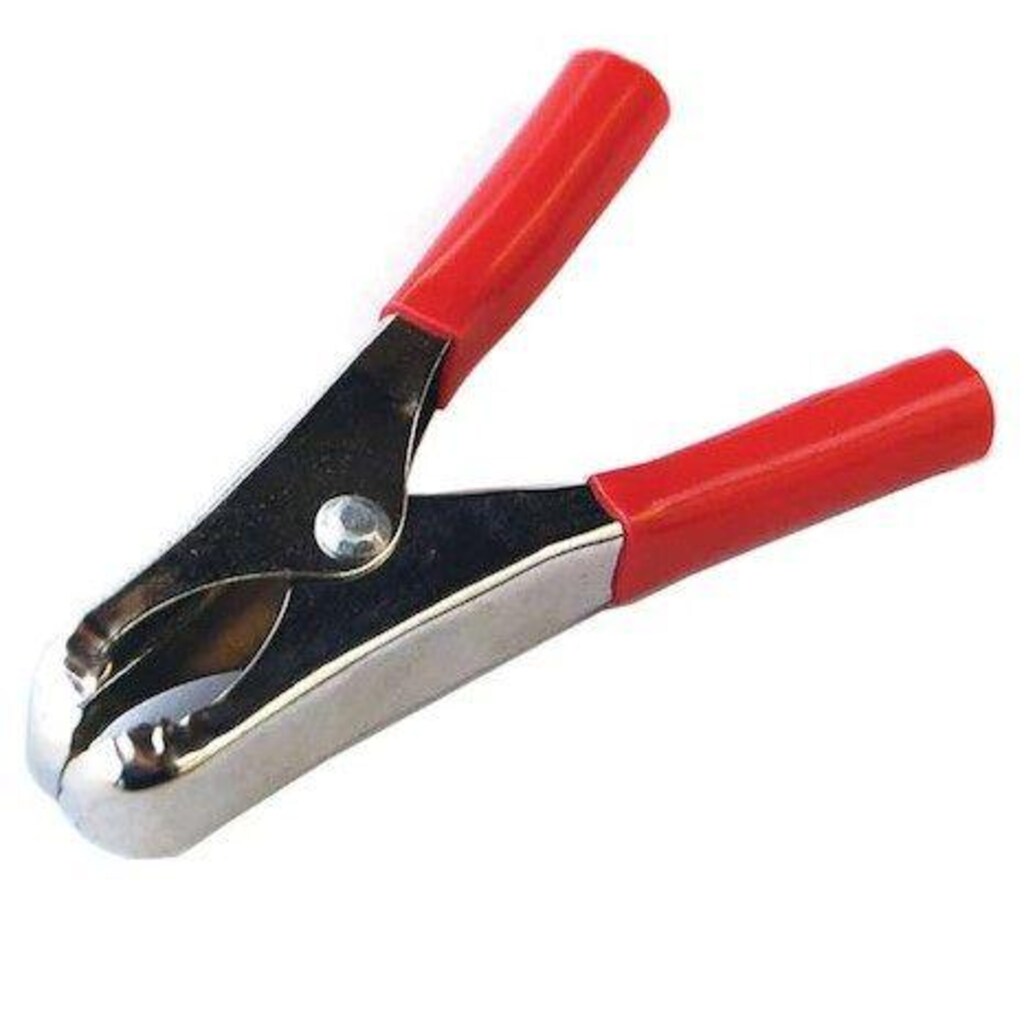 5/10cm Krokodil Akü Maşa Küçük-Büyük Boy Kırmızı+ ve Siyah- - 5