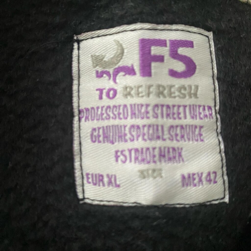 FS To Refresh Siyah Şal Yaka Fermuarlı Kışlık Spor Ceket XL - 10