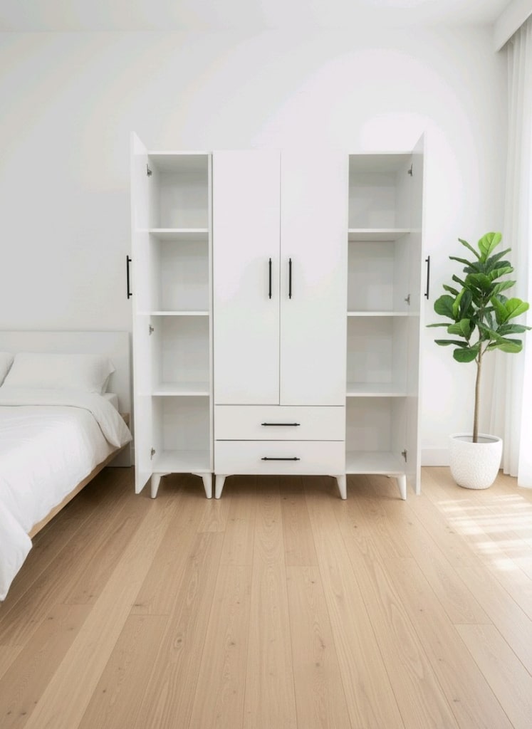 4 dört kapak elbise dolabı gardrop 3 kapak elbise dolabı gardrop - 7