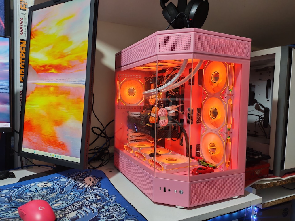Acegeek Icecube 7 FANLI PEMBE AKVARYUM KASA BOŞ - 6