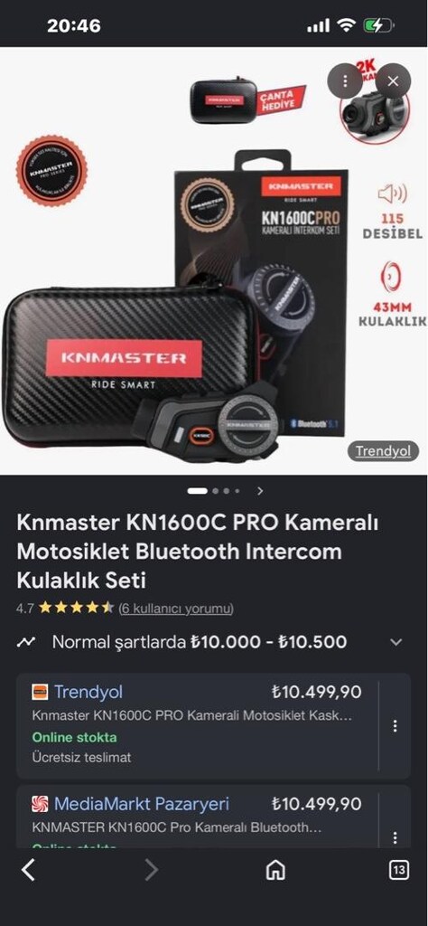 kyt kask intercomlu - 2