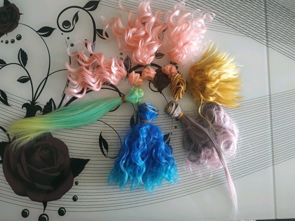 Amigurumi Sentetik Bebek Saçı - 3
