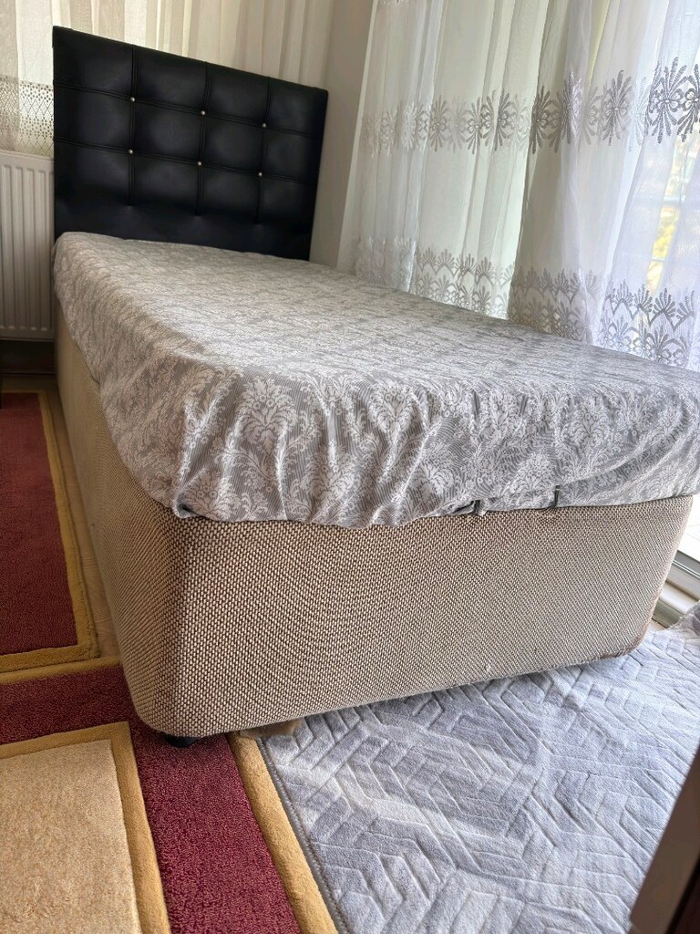 Tek kişilik baza başlık yatak - 4