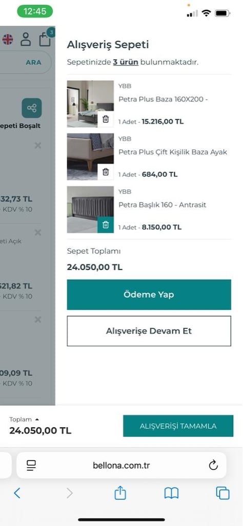 çift kişilik Bellona baza sıfır ayarında - 2