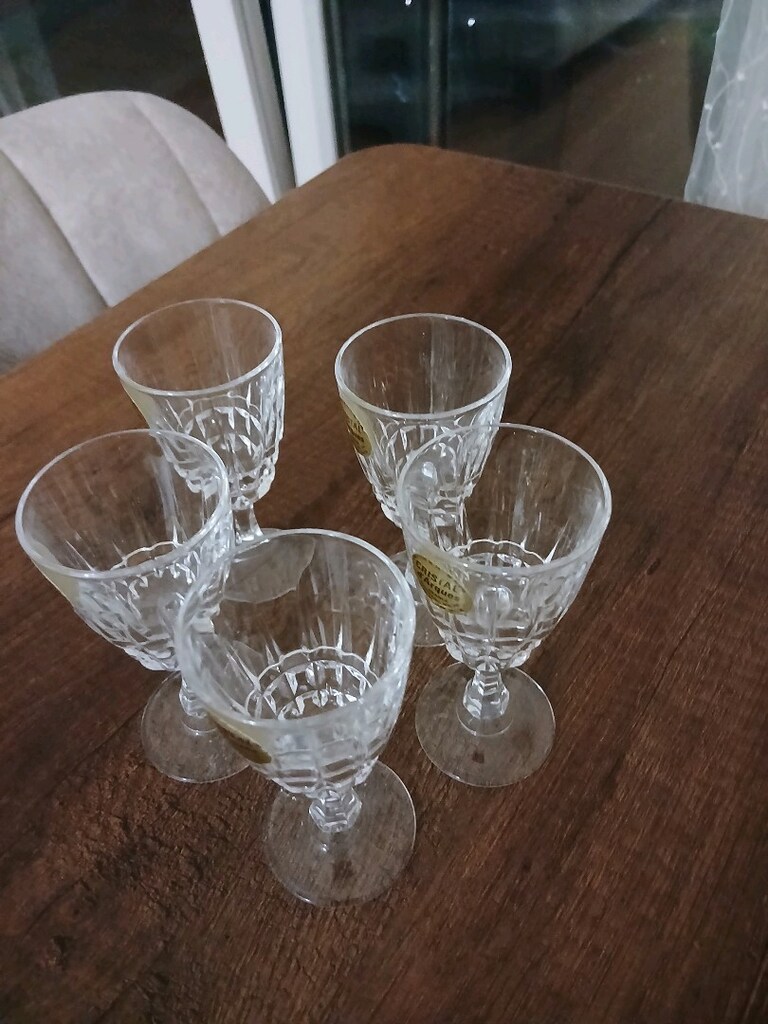 5 li kristal kadeh bardağı - 4