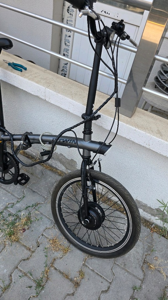 BTWİN HOPTOWN katlanır elektrikli dönüşümlü bisiklet (decathlon) - 2