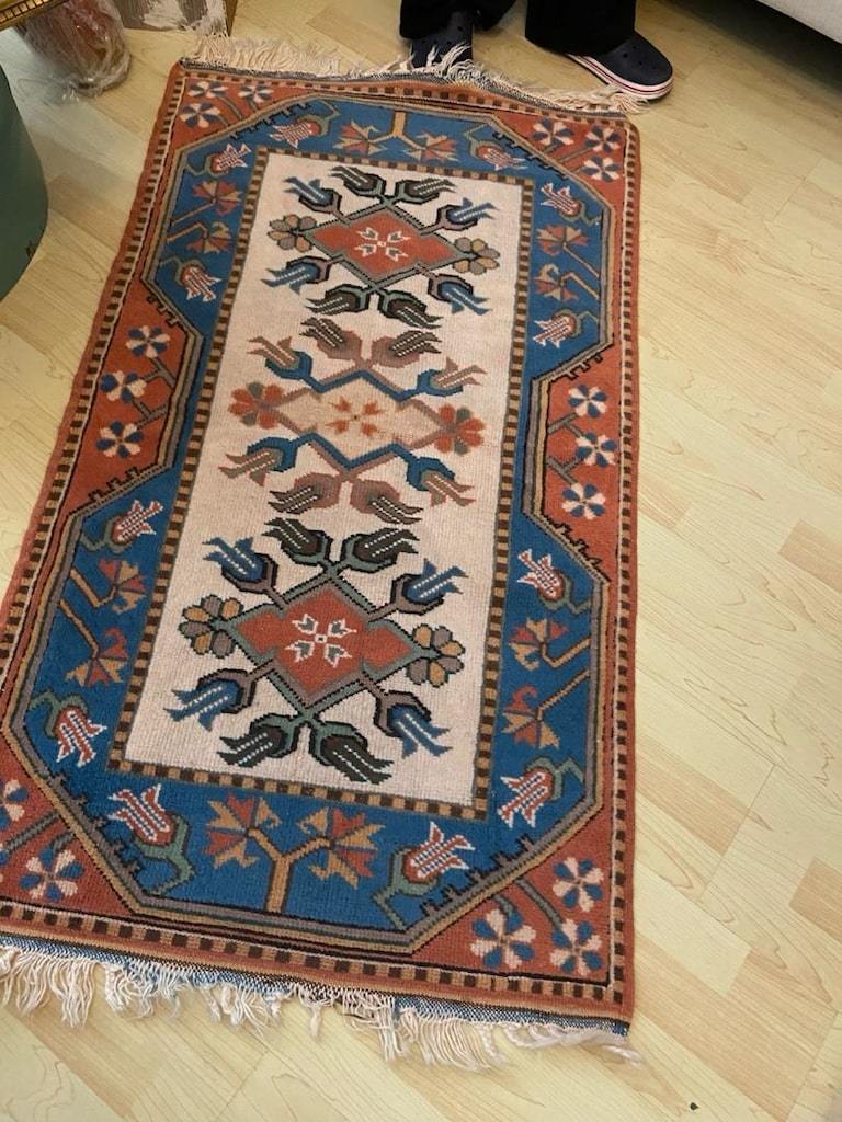 el dokuma Milas halısı - 4