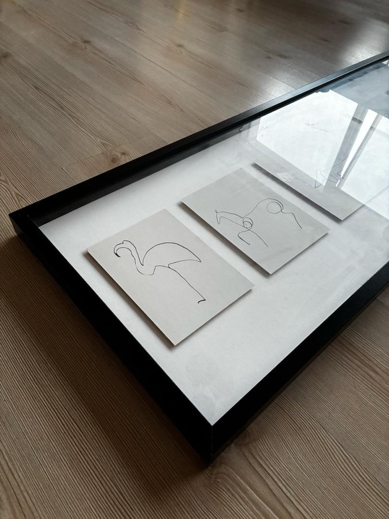 IKEA – Picasso "5 Hayvan" Minimalist Tablo - 2