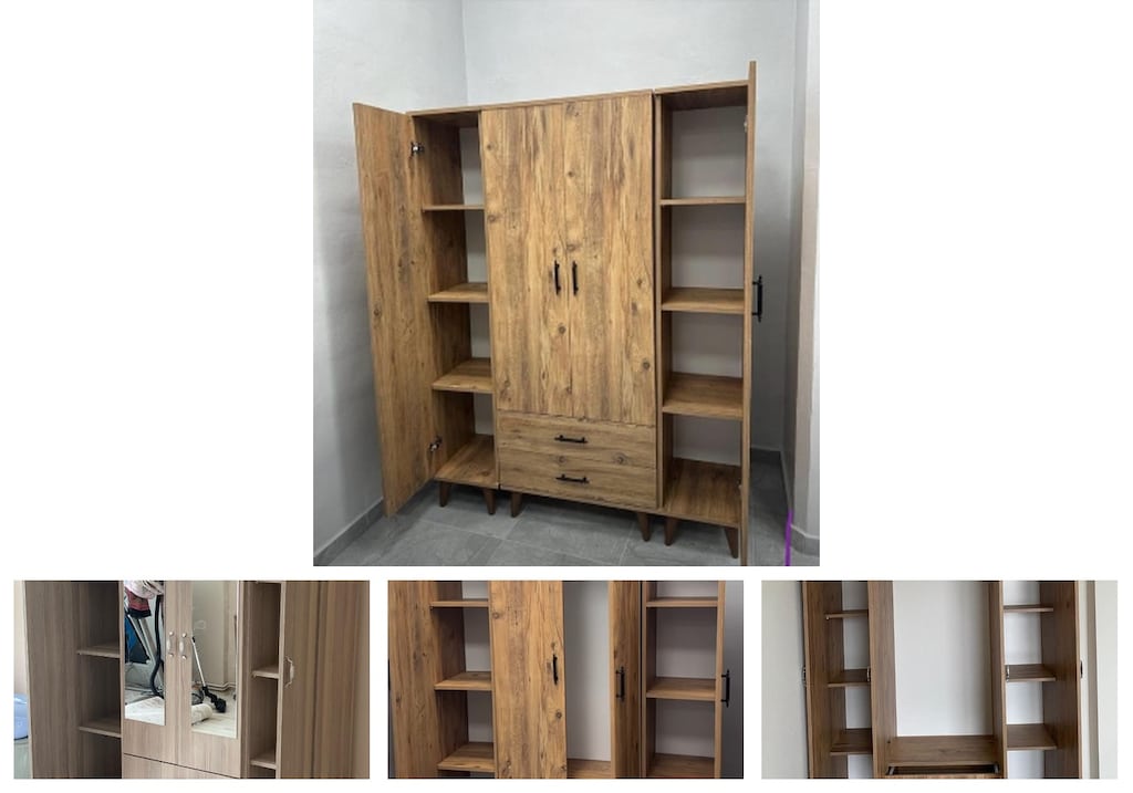4 kapaklı elbise dolabı acgjbbbsud - 4