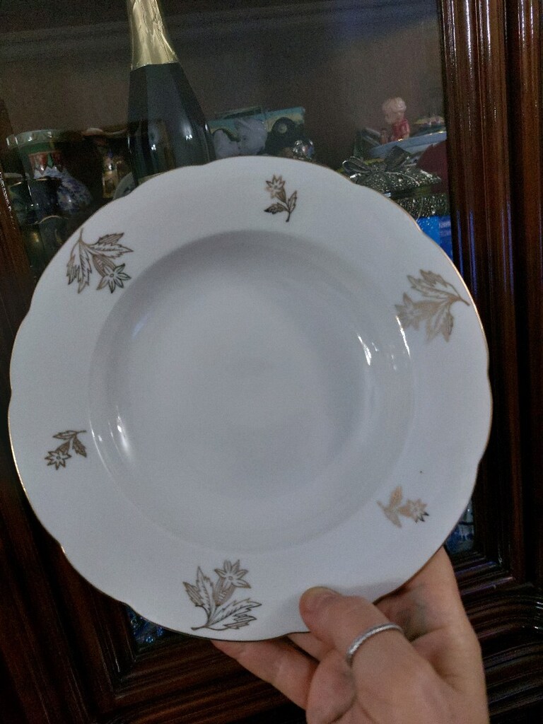 ANTIKA DAMGALI YURT DIŞI 5 ADET YEMEK TABAĞI - 3