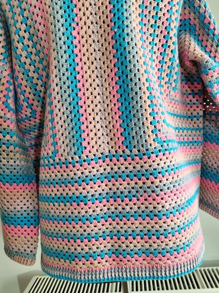 Batik Pamuklu El Örgüsü Hırka - 9