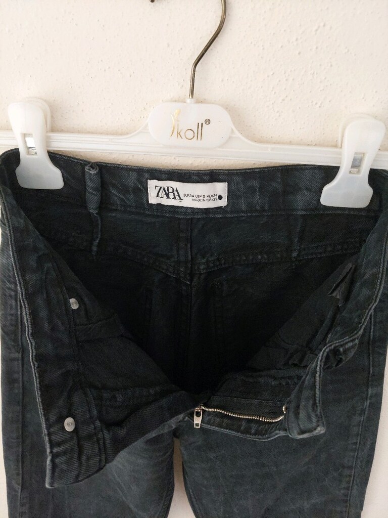 Zara bayan siyah Jean pantolon - 7